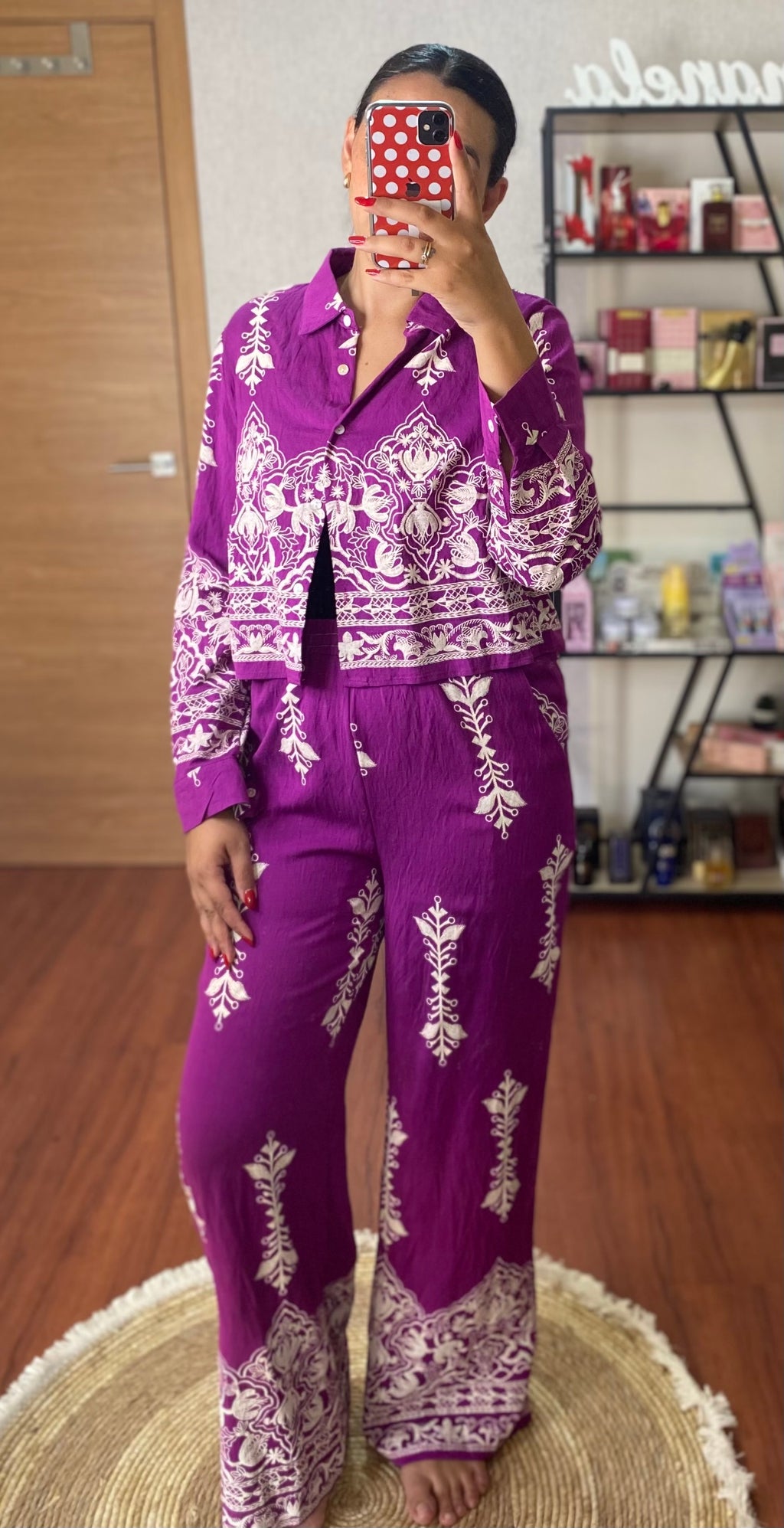 Conjunto bordado