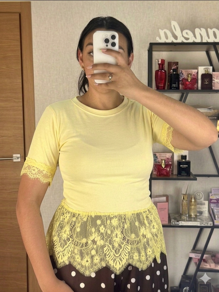 Top encaje