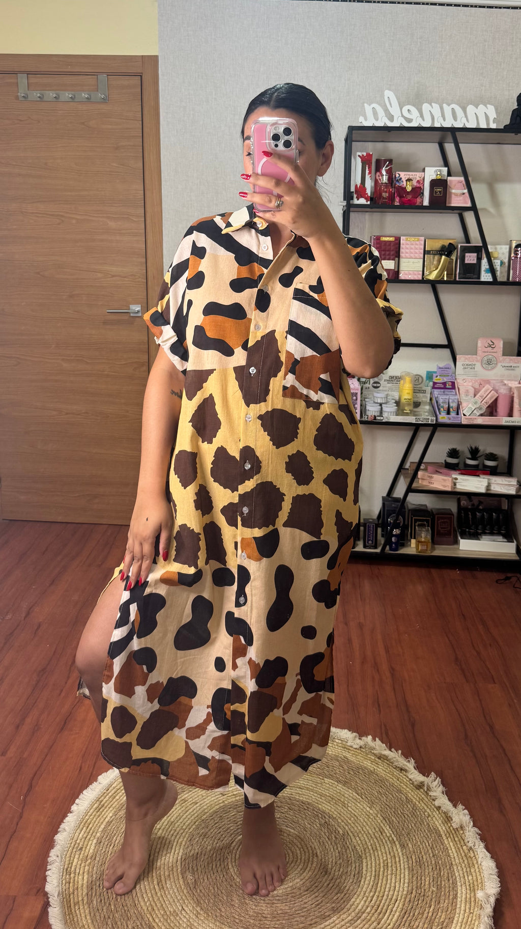 Vestido leopardo