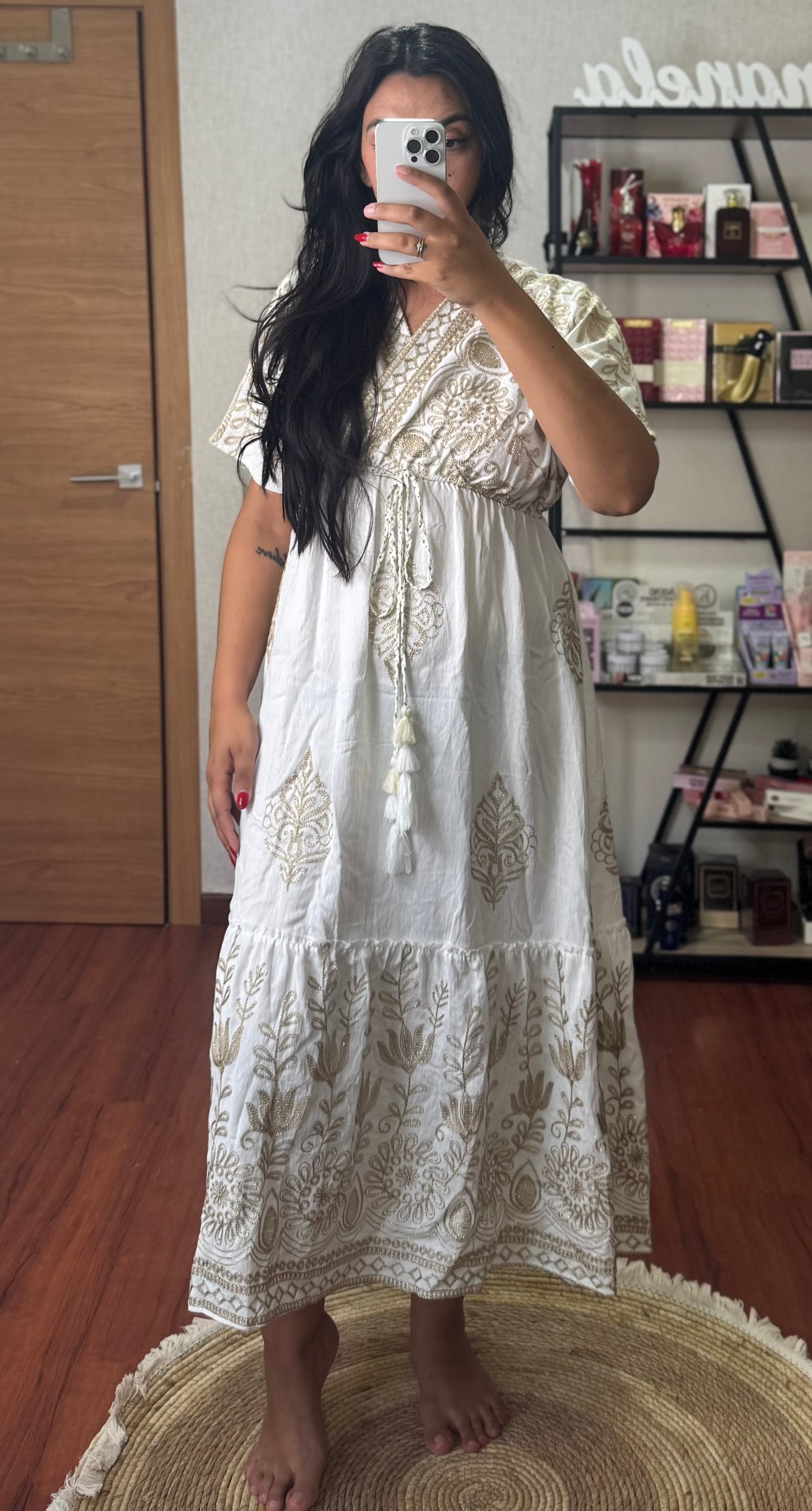 Vestido bordado