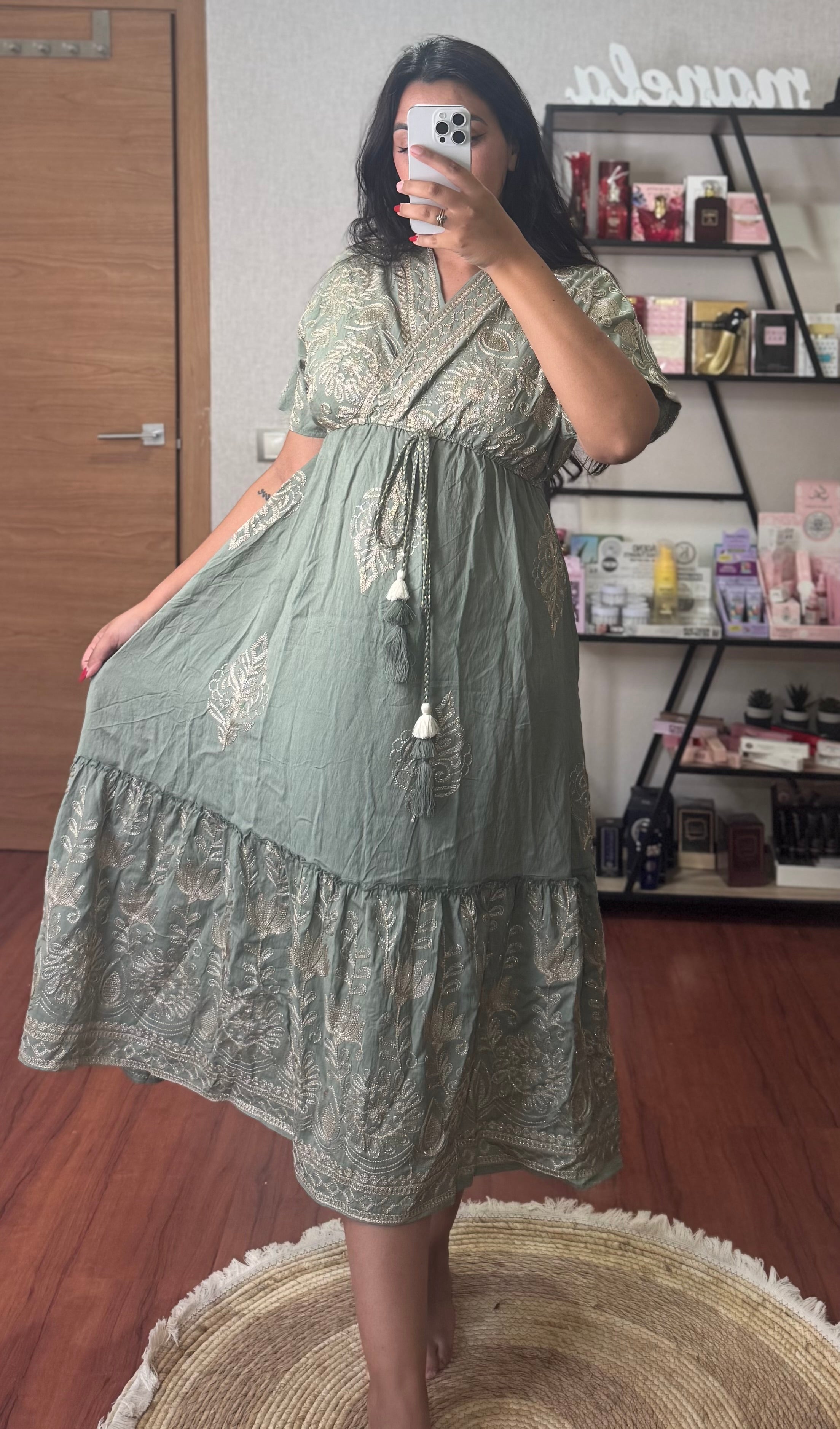 Vestido bordado