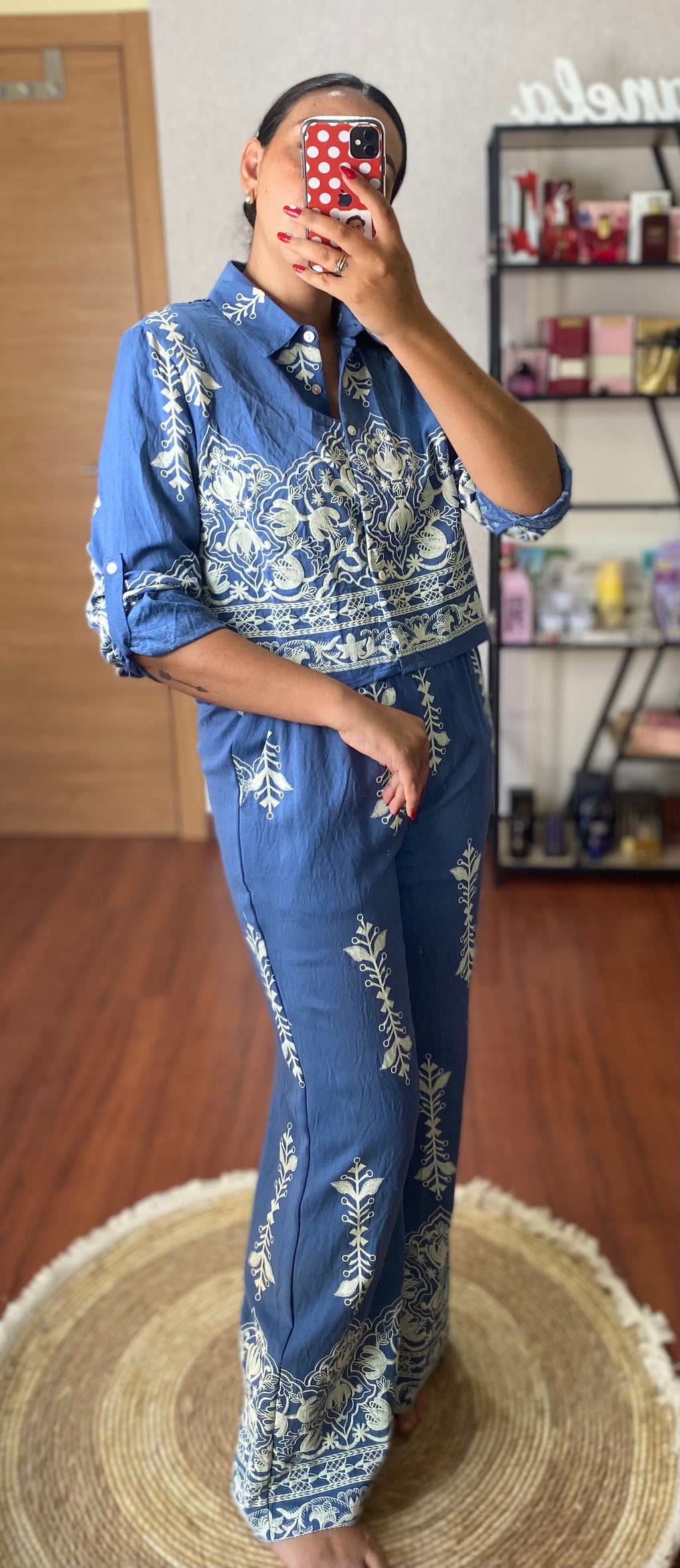 Conjunto bordado