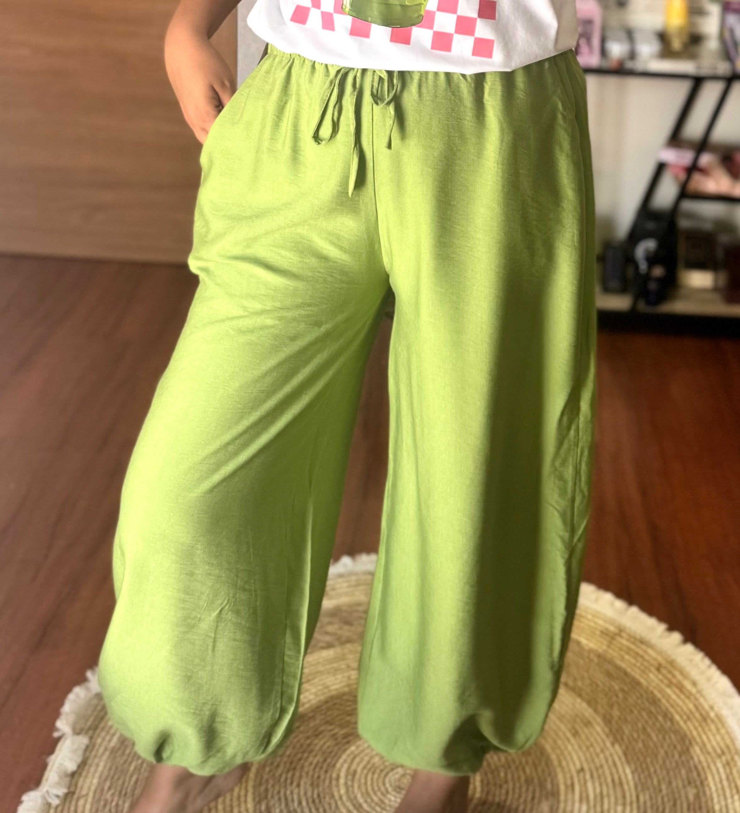Pantalón satinado