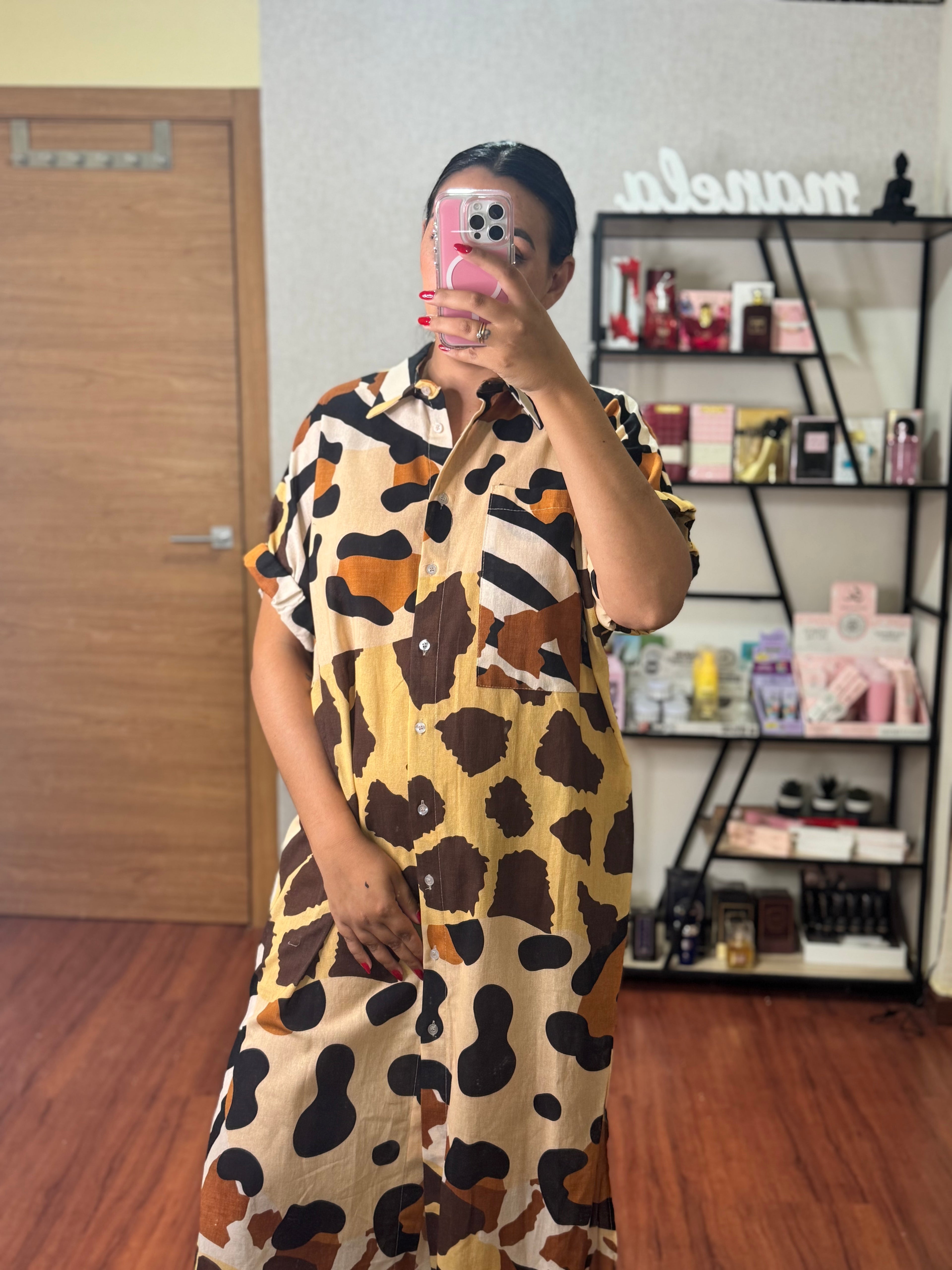 Vestido leopardo